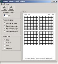 Sudoku Printer screenshot